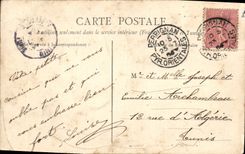 VINTAGE POSTCARD Perpignan Site Of the public garden