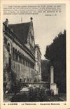 VINTAGE POSTCARD Auxerre the Prefecture Romance Columns