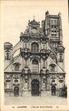 VINTAGE POSTCARD Auxerre the Church Saint Pierre
