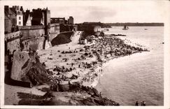 CPA Saint Malo La Plage De Bon Secours a maree haute