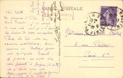 VINTAGE POSTCARD the Point Of the Strong current Perapective Of the Southern part To lay down sun