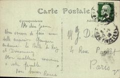 VINTAGE POSTCARD Pointe Of the Strong current Bay of Trespass the cave of the East