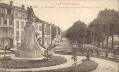 VINTAGE POSTCARD St Gaudens Boulevard Of the South And War memorial