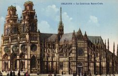 CPA Orleans La Cathedrale Sainte Croix