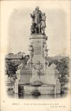 CPA Rouen Statue De Saint Jean Bapliste De La Salle