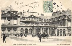 VINTAGE POSTCARD Paris Palais Royal Council Of State