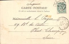 VINTAGE POSTCARD the Bois de Boulogne In Fall Pre Catelan Paris