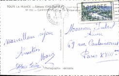 POSTAL MODERNA Gavarnie el circo