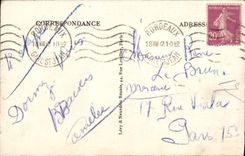 CPA Bordeaux Monument Des Girondins