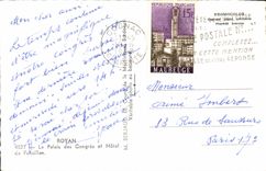 MODERN CARD Royan the Palate Of Congers And Hotel of Foncillon