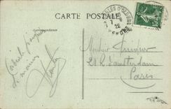 VINTAGE POSTCARD Sables d'Olonne Piers