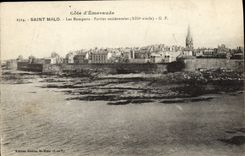 CPA Saint Malo Les Remparts Parties Occidentales