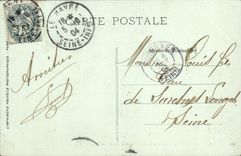 VINTAGE POSTCARD Le Havre the Exit Of the Fishing Vessels