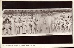 VINTAGE POSTCARD Bourges the Last Judgment