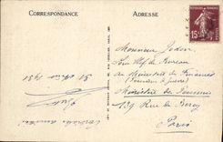 VINTAGE POSTCARD Thonon Les Bains Valley Of Drance