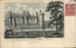 CPA Musee Carnavalet Le Louvre au temps de Philippe Auguste