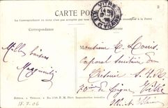 CPA St Cloud Grandes Eaux Emplacement Du Palais Imperial