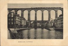 VINTAGE POSTCARD Morlaix the Viaduct
