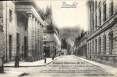 VINTAGE POSTCARD Historical Besancon the Theater