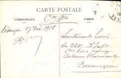 CPA Besancon Historique Le Theatre