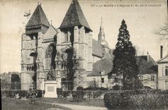 CPA Le Mans L'Eglise ND De La Couture