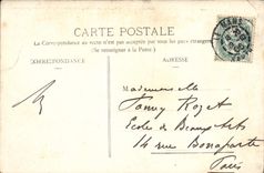 VINTAGE POSTCARD Mans the Church ND Of the Seam