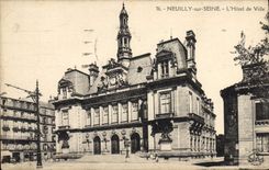 CPA Neuilly Sur Seine L'Hotel De Ville