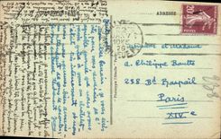 VINTAGE POSTCARD Neuilly sur Seine the Town hall