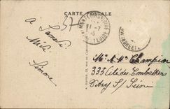 VINTAGE POSTCARD Tours Law courts And the New Post office