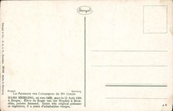 CPA Hans Memling Le massacre des compagnes de Ste Ursule