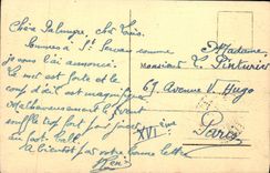 VINTAGE POSTCARD Holy Malo Sunset On Large Be