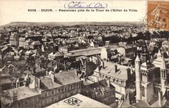 CPA Dijon Panorama Pris De La Tour De I'Hotel De Ville