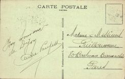 VINTAGE POSTCARD Dijon Panorama Taken Of the Tower De I' Town hall