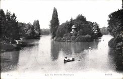 CPA Lac Du Bois De Boulogne Paris 