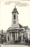 CPA Besancon Historique Eglise Saint Pierre En Face