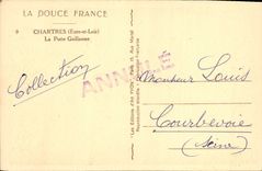 CPA Chartres La porte Guillaume 