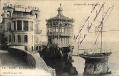 VINTAGE POSTCARD Nice Reserve Restoring Boat