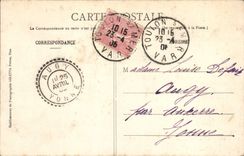 VINTAGE POSTCARD Nice Reserve Restoring Boat