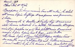 VINTAGE POSTCARD Vezelay Seen from Of the Covered way