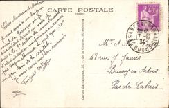 CPA Le Doubs A Maison Monsieur