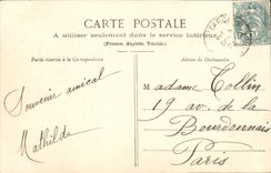 VINTAGE POSTCARD Brittany Pittroesque Glazes Tower And Street Of In Bottom