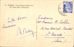 CPA Semur Porte Sauvigny