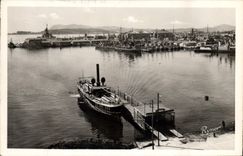 MODERN CARD Toulon Seen On the Bridge Boats