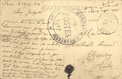 CPA La Guerre De Blainville Sur I'Eau Maisons en ruines Militaria