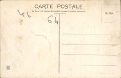 POSTAL Gavarnie de la VENDIMIA el caos y las cumbres del circo