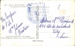 CPM Ile Ste Marguerite Cannes Vue Generale De La Baie