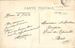 VINTAGE POSTCARD Moulins the Regemortes Bridge