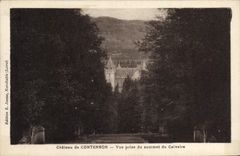 CPA Chateau De Contenson Vue Prise Du Sommet Du Calvaire
