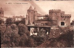CPA Metz La Porte Des Allemands