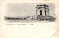 CPA Montpellier Le Chateau et I'Aqueduc